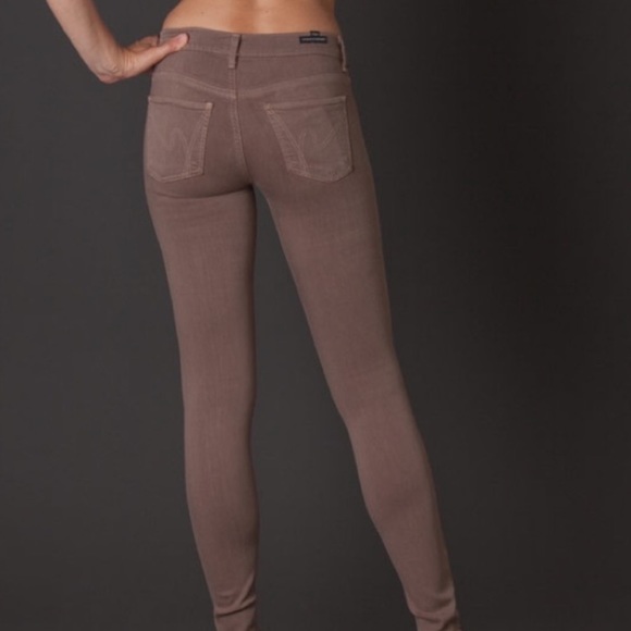 Citizens of Humanity Brown Avedon Skinny Jeans 25 - Picture 3 of 11